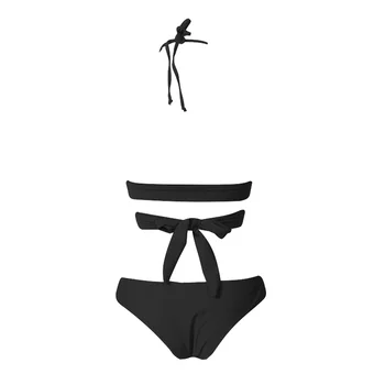 Bikinx Kolmnurk bikiinid mikro-kaks-tükis ujumistrikoo naine Seksikas Must naiste ujumisriided 2020 trikoo biquini 2XL