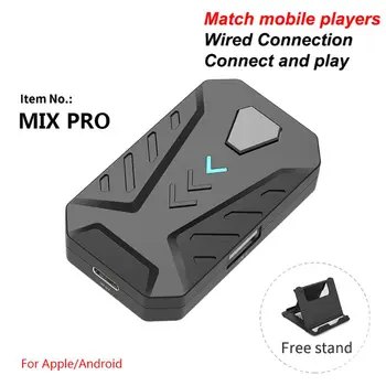 2021 Uus Kaasaskantav Mobile Gaming Klaviatuuri Hiire Konverteri Adapter MIX PRO / MIX LITE Seade Tablett Tihedus Shooting Ruumi Kokkuhoiu