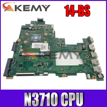 Kvaliteetsest pc HP 14-BS Sülearvuti Emaplaadi DA00P1MB6D0 Koos N3710 CPU 925424-501 925424-001 Testitud Kiire Laev