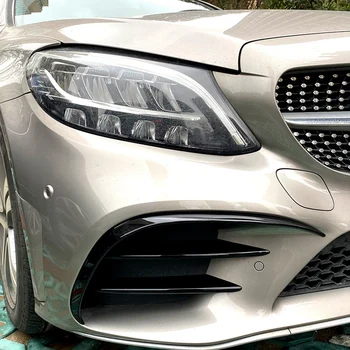 4tk Auto esistange Spoiler Udutuli Iluvõre Sisekujundus Katmiseks mõeldud Mercedes-Benz C-Klassi 200 C260 W205 2019+