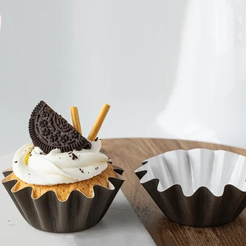 50tk/Set Raske Muffin Cupcake Liner Paber Toetus Tassi Juhul Sahtel Kaunistus Vahend Muffin Koogikesi Paber Cup Saia Vahendid