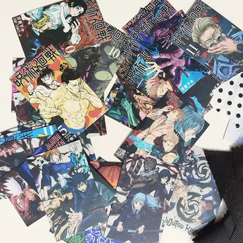 16Pcs/Set Anime Jujutsu Kaisen Mini Postkaart poker Koomiline Yuji Itadori Gojou Satoru Lomo Kaardid Foto Kaardi Fännid Kingitus Kogumine