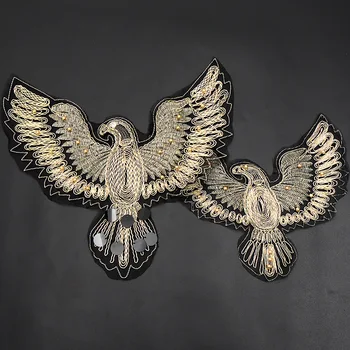 Pärlitest tikand paiga eagle lindude ja loomade cartoon plaastrid mütsid, kott märgid applique plaastrid riided EQ-1246