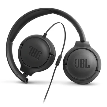 JBL T500 Kaabel Puhas Bass Kõrvaklappide Spordi Mäng, Jõusaal Peakomplekt Kokkuvolditavad Kõrvaklapid 1-button Remote Kerge koos Mic iPhone, Android