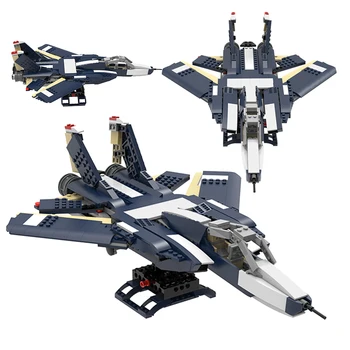 KES F-14 Õhusõiduki Tomcatted Hävitaja Mudel ehitusplokid DIY Assamblee Ehitus Tellised Mänguasjad Lastele Kogumise Decor