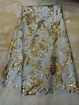 Sibul,Kuld Nigeeria Pits Kangas 2019 Uusim Tikandid Luksus Prantsuse Tülli Pits Paljud Litrid Pulm Kleit H11