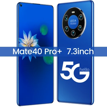 Globaalne Versioon HUAWE Mate40 Pro+ Nutitelefoni täisekraan Deca Core 6000mAh 7.3 Tolline 12GB 512 GB 4G LTE 5G Võrgu Mobiiltelefoni
