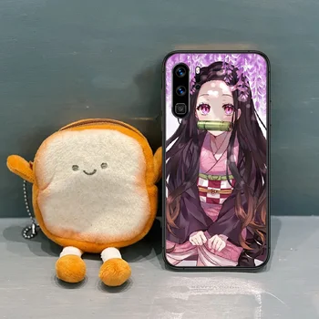 Anime Demon Slayer Nezuko Telefoni Puhul Huawei P Mate 10 20 30 40 Lite Pro smart 2019 nova 5t 8 must Hoesjes Päris Veekindel