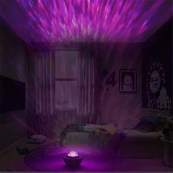 Värvikas Projektor tähistaeva öö Blueteeth USB hääljuhtimine Muusika Mängija Laps on Öö, Valgus Romantiline