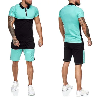 2021 suvel uus casual sportswear meeste T-särk + sport püksid sobivad kõrge kvaliteediga spordi-meeste T-särk sport töötab ülikond