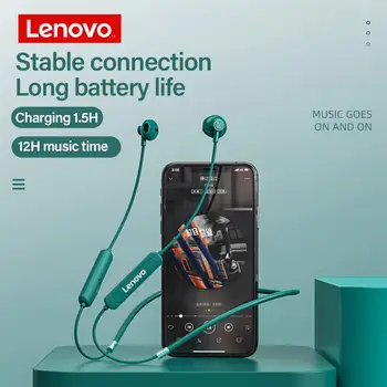 Lenovo SH1 Traadita Kõrvaklapid 5.0 Bluetooth Peakomplekt Veekindel Magnet-Kaelus Earbuds Sport Kõrvaklapid Mikrofoniga