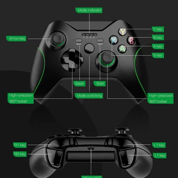 2.4 G Wireless Gamepad Controller For Xbox Üks PS3/IOS/Android Telefon/PC/TV Box Juhtnuppu Joypad Mäng Töötleja mäng draiverid