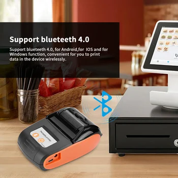 Kaasaskantav Isiklik Arve Printer Restoran Müük Jae-Android Bluetooth Printer, ARVUTI Tasku Thermal Saamist Printer