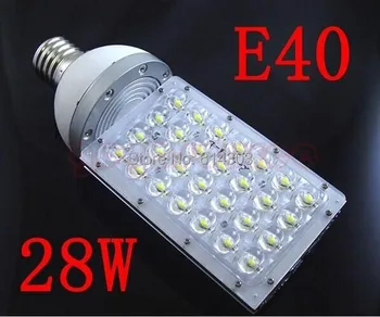 28w led tänaval valgus E27 E40 lamp base led corn pirn valgust AC 85-265 V USA Bridgelux kiip, 2 aastat garantiid, tasuta shipping
