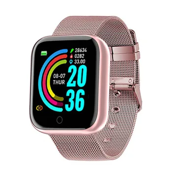 GIAUSA Roosa Naiste 2021 Uus pulsikell Smart Watch Meeste Une Tervise Sport Tracker Naiste Smartwatch android ja ios