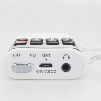 L-328 Mini Kaasaskantav Tasku FM-Auto Scan Raadio Muusika o MP3 Mängija on Väljas Väike Kõlar koos Diktofon