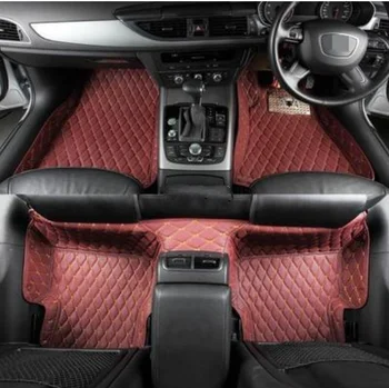 Custom auto põrandamatid + pagasiruumi matt Parempoolse rooliga Toyota Fortuner 7 istekohti 2020-2016 veekindel vaipade jaoks Fortuner 2019