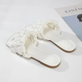 Uus Suvine Fashion Design Jutustama Naiste Sandaalid Korter kontsad Daamid Sandaalid Avatud Varba Kingad Värvilisi Komme, Värvid Magusad Korterid