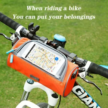 Jalgratta Puutetundlik Ees Veekindel Kott Bike Telefoni Kott Puutetundlik Pack MTB Jalgrattaga Jalgratta Lenkstangi Tarvikud