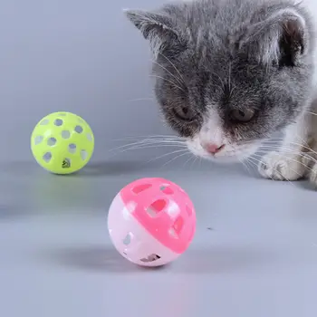 Kassi mänguasi kass punktis mänguasi, pall pet kiusasid kassi mänguasi bell kassi püüdmine palli bi-color bell ball kassi tarvikud