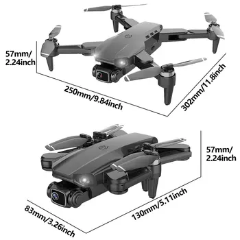 L900 Pro GPS-4K Professionaalne HD-Kaamera, 5G WIFI FPV Undamine Harjadeta Mootor Quadcopter Dual Camera 1,2 km Pikk Vahemaa