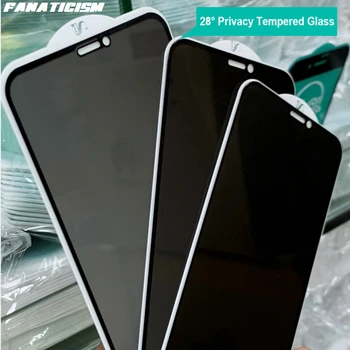 1000pcs 28 Kraadi Ekraani Kaitsekile Privacy Glass iPhone 11 Pro X XS MAX XR Antispy Karastatud Klaas iPhone 6s 7 8 Plus