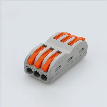 20/50 tk Mini Quick Traat Pesa, Universaalne, Kompaktne Oranž Plug-in Juhe Terminali 2P 3P 4P 5P 8P