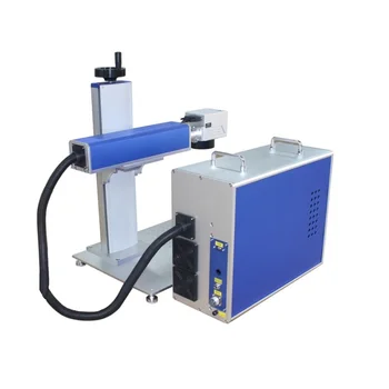 2021 hot müüa fiber laser-märgise masin pöörlevad 30W Raycus metallide graveerimine masin on hea hinnaga