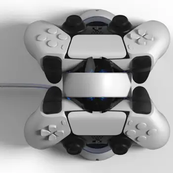 Wireless Dual Kontroller Laadija Tüüp-C laadimiskaabel Dual Mõttes, Kiire Laadimine ABS Dokis Jaama Jaoks PS5 PlayStation 5