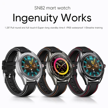 SN82 Smart Watch mehed 1.28 tolline Ekraan IP68 veekindel Südame Löögisagedus, vererõhk DIY UI nägu smartwatch naiste jaoks, android