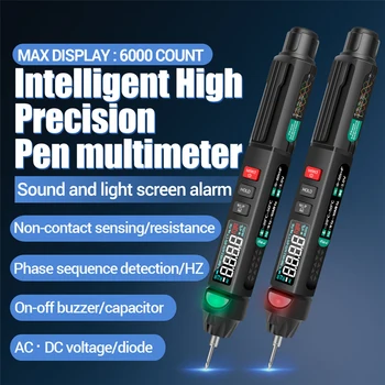 ANENG A3008 Digitaalne Multimeeter Automaatse Intelligentne Tulede Tester Pen 6000 Loeb NonContact Pinge Meetri Multimetre Tester