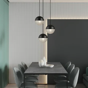 Põhjamaade kaasaegse öö ripats kerge, lihtne magamistuba isiksuse restoran, baar klaasist ripats lamp