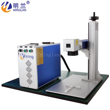 Kõrge kvaliteediga 20W 30W 50W Fiber laser-märgise masin kaubamärgi kohta metallmaterjalid