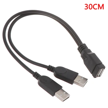 USB 2.0 female usb 2 mees-kaabel, usb-kahene splitter cable power extension cable