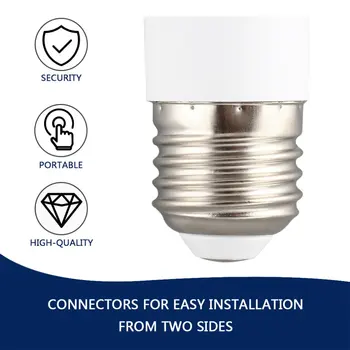 Tulekindel Materjal, E27, Et E14 Lamp Omanik Converter Vastupidav Kodu Socket Konverteerimise Kaasaskantav Lamp Base