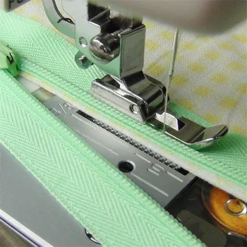 3x1x0.5cm Roostevabast Terasest Hõbedane Presser Suu õmblusmasina Varuosade Kodumajapidamises kasutatavate Elektriliste Multi-function Tõmblukk Suu