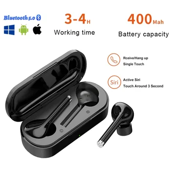 TW12 TWS Juhtmeta Kõrvaklapid 5.0 Bluetooth Kõrvaklapid Muusika Mängimine Kuularid Iphone Oppo Samsung Huawei Xiaomi Sport Peakomplekt