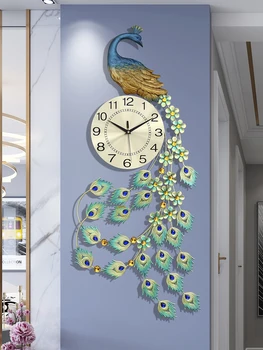 Kulla Suur Seina Kella elutuba Põhjamaade Creative Digital Wall Clock Kaasaegne Vaikne Orologio Da Parete Kella Home Decor 50WC