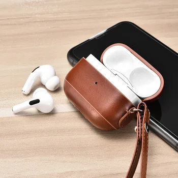 Juhul Apple Airpods Pro Juhul Kleebis Bluetooth Puhul Airpod 3 Õhu Kaunad Pro Kõrvaklapid Tarvikud Nahk
