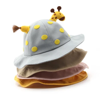2-4 Aasta Laste Päike Müts Armas Kaelkirjak Nukk Kaunistada Müts Poistele Tüdrukute Kevad-Sügis Dot Tahke Hingav Lapsed Kalamees Müts