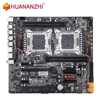 HUANANZHI X79 4D Dual CPU X79 Emaplaat Intel X79 LGA 2011 E-ATX PC DDR3 1333/1600/1866MHz 128GB PCI-E SATA3 USB3.0