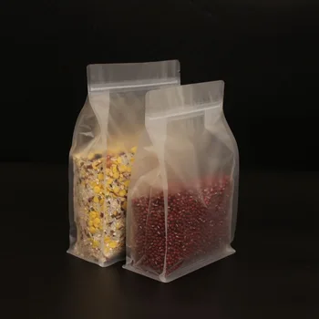 50tk Kaheksa pool pitsat lihvimine toidu pakkimine koti tõmblukk ziplock candy kingikoti suure väikest plastikust kott pakett