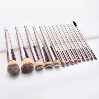 14PCS Foundation brush ripsmed ilu Kosmeetika pinceaux maquillage Lauvärv Kulmude Hari Meik Harja Komplekti professional Tööriistad