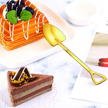 8 Tk Kühveldada Lusikas Roostevabast Terasest Kohvi Lusikas Kühveldada Dessert Lusikas Mini Kühveldada Kuju Jäätis Lusikaga Segades Tl
