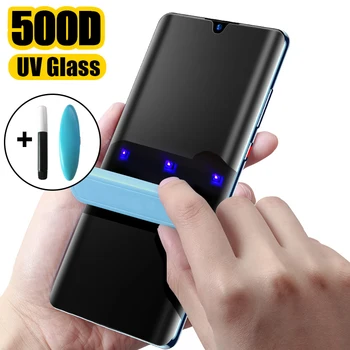 100D UV-Vedel Liim Karastatud Klaas Huawei P40 Pro P30 P20 Screen Protector For Mate 30 20 Pro P30 P40 P20 Lite UV Klaas Film