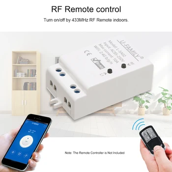 EWelink RF Wifi Lüliti RF 433MHz Juhtmevaba Lüliti Ajastamise Funktsiooni Remote Controller for Android/IOS APP Kontrolli