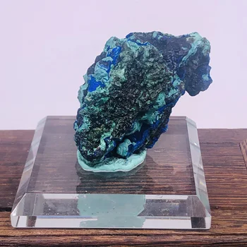 Looduslik azurite tšakra mineraal kristall isendite kivide tervendav