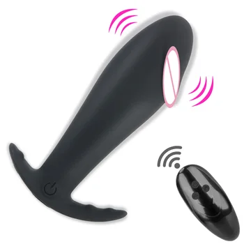 Silikoon Anal Plug 10 Sagedus Eesnäärme Massaaž Butt Plug Sugu Mänguasi Meestele Naine Veekindel Dildo Anal Vibraator
