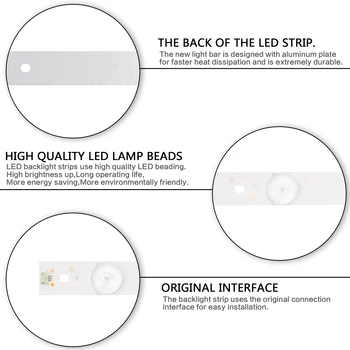 3tk LED Backlight ribad 7 lamp PHILIPS, Sony 32
