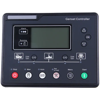 SL6120U AMF Generator Set Töötleja LCD Automaatne Start Genset Ats Kontrolli Kasti Terminal Tasuta Paneel Vahelduvvoolugeneraatori Osa 6120